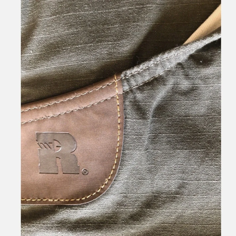 Wrangler Riggs Workwear Olive Green Canvas Ripsop Carpenter Workpants Men 38x32 - Picture 9 of 12